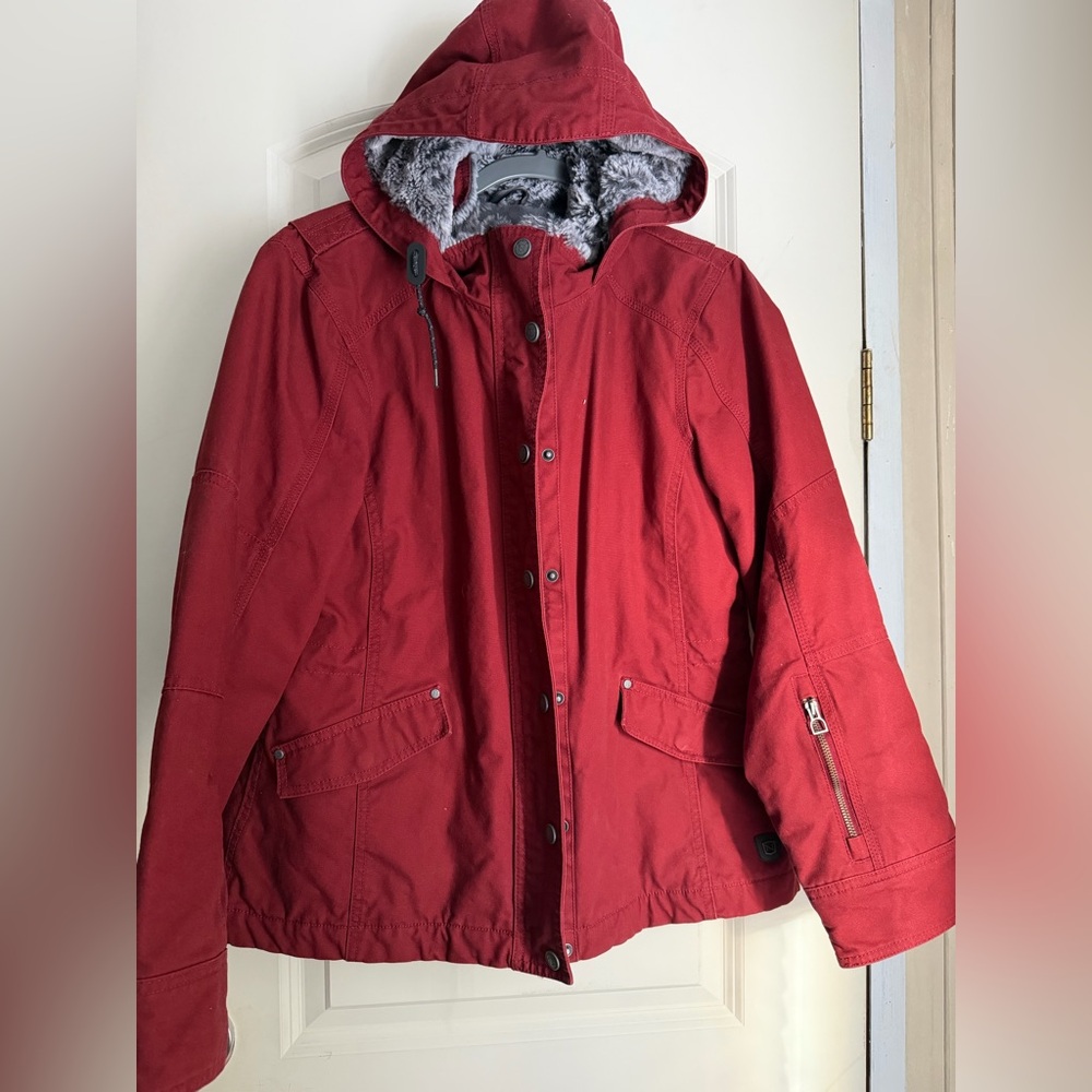 Noble Outfitters Womens FullFlexx‎ Canvas Jacket L western coastal winter boho